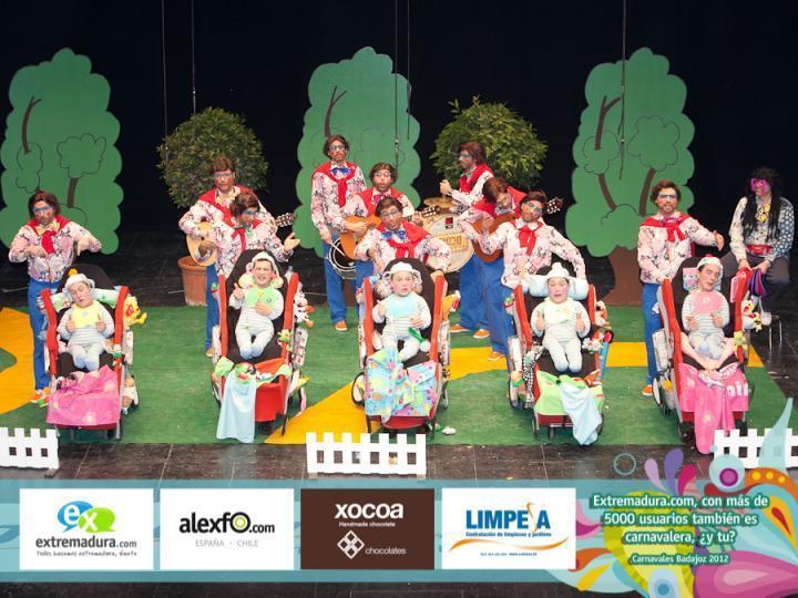 Semifinales Concurso de Murgas 2012 Murga Los Niños. Carnaval Badajoz 2012