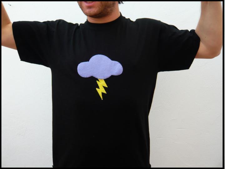 Camisetas Chicos Nube y rayo