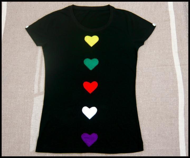 Camisetas Chicas Corazones - Fotos | com