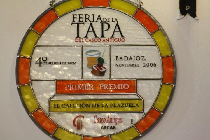 Premios Primer Premio feria de la tapa del Casco Antiguo de Badajoz 2006