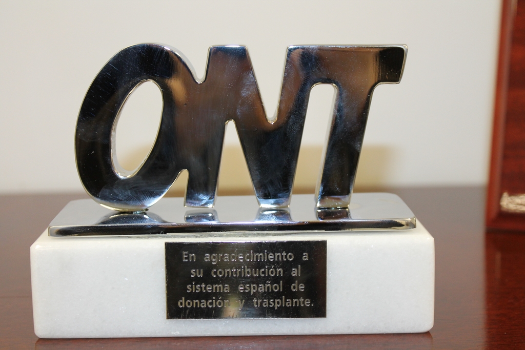La ONT premia a Extremadura por su éxito en materia de donaciones y trasplantes