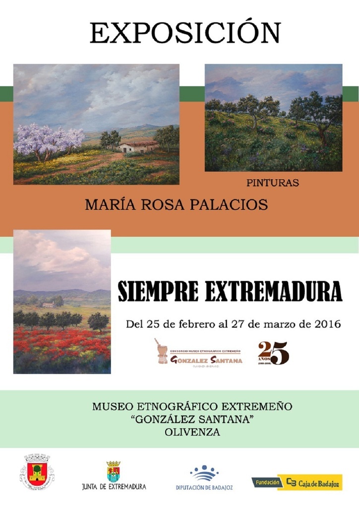 Cartel exposición "Siempre Extremadura"