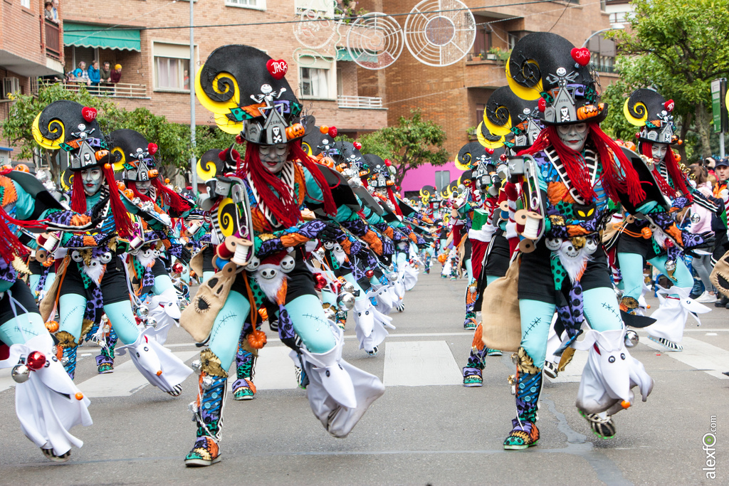 Comparsa Umsuka Imbali Badajoz 2017   Desfile de Comparsas Carnaval Badajoz 2017 136