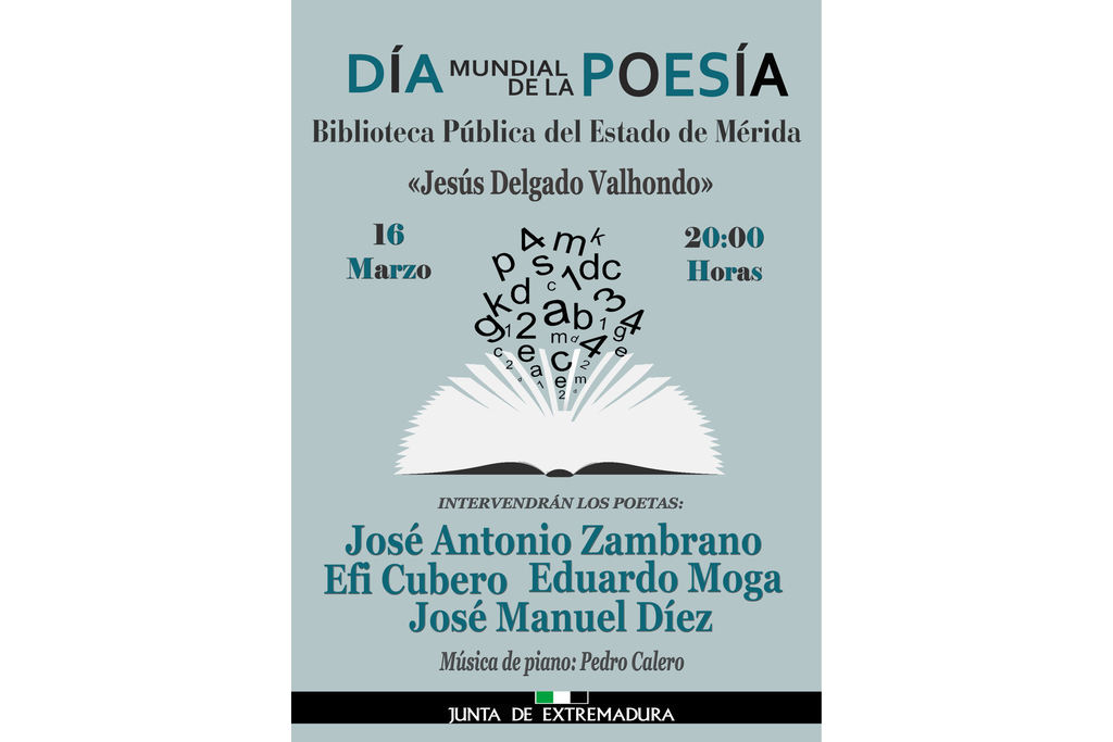 Recital en la biblioteca 'Jesús Delgado Valhondo' por el Día Mundial de la Poesía