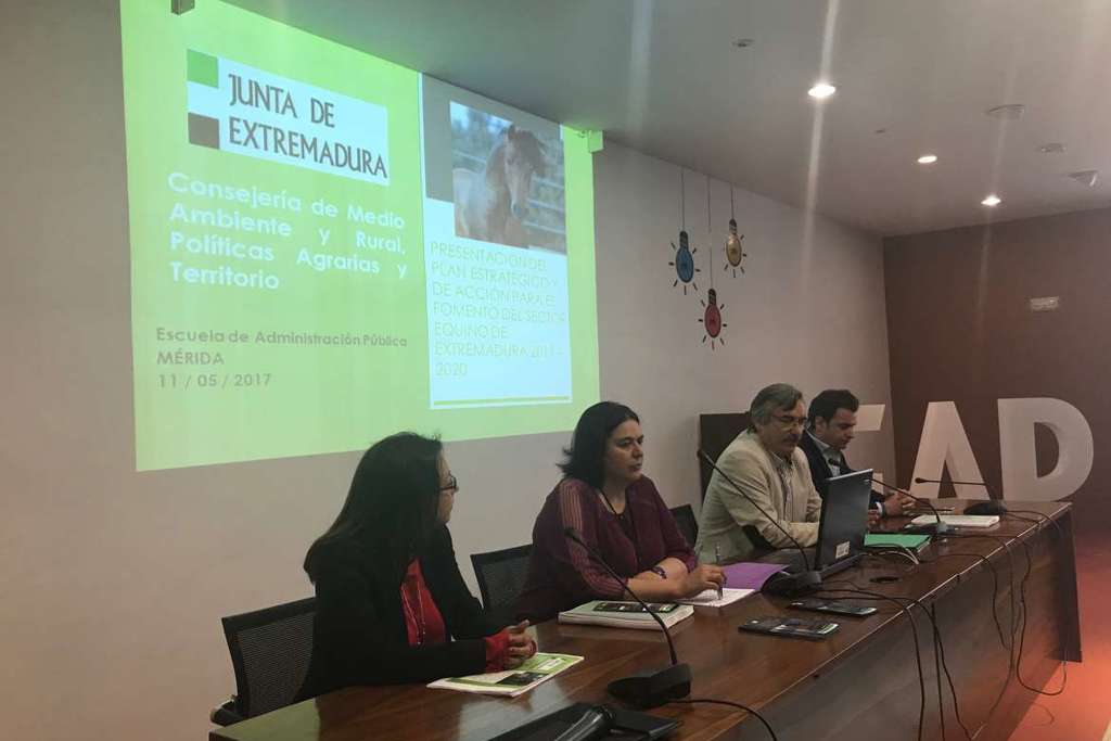 La Junta y el sector equino presentan un Plan Estratégico que pretende generar empleo en la Extremadura rural