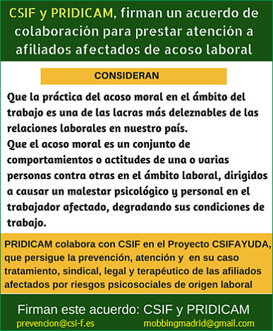 FIRMA ACUERDO COLABORACION CSIF PRIDICAM 385