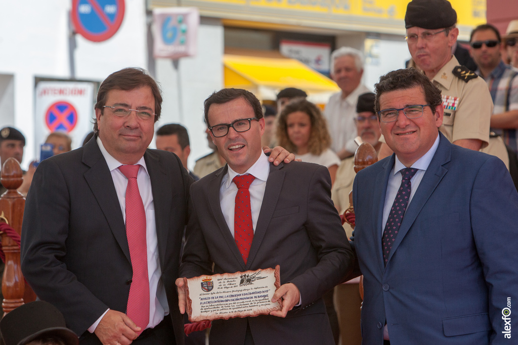 Fernández Vara participa en la inauguración del 206 Aniversario de la Batalla de la Albuera