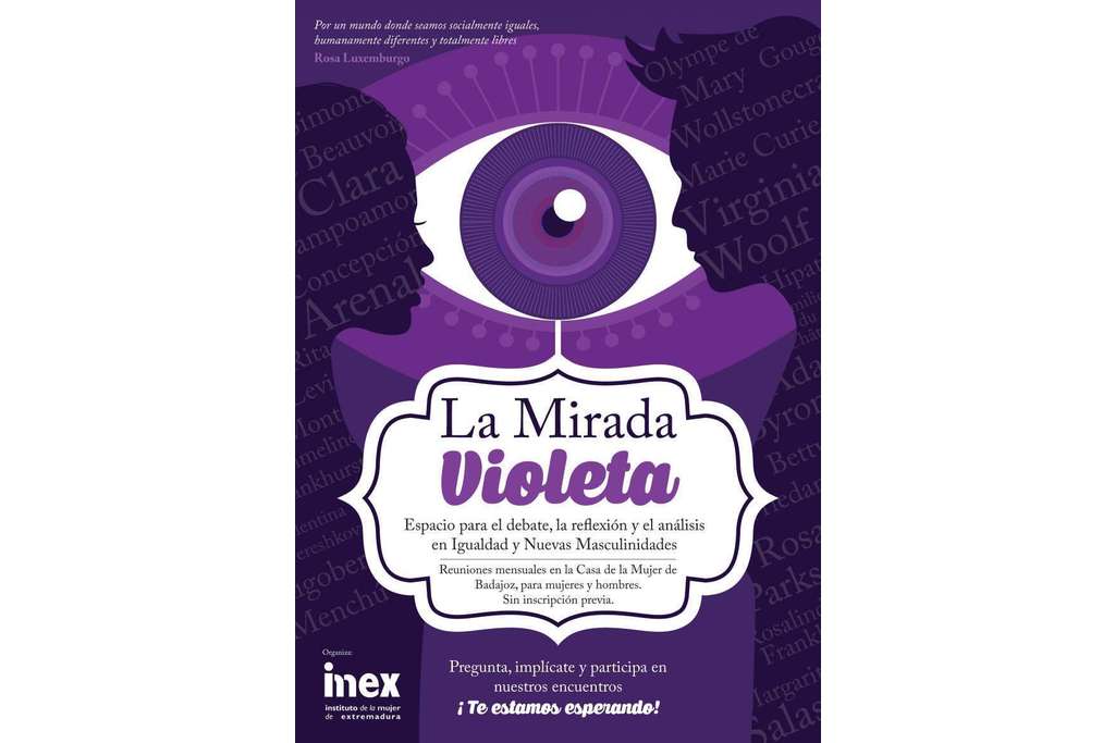 El IMEX pone en marcha el proyecto “La mirada violeta” para crear espacios de debate y encuentro sobre temas de igualdad y nuevas masculinidades