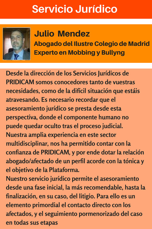 Asociación Mobbing Madrid Asistencia Jurídica a afectados de acosolaboral