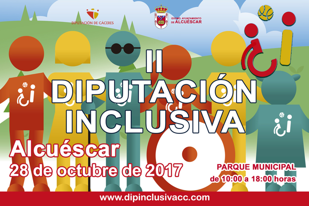 Alcuéscar acoge el sábado 28, la II edición de Diputación Inclusiva