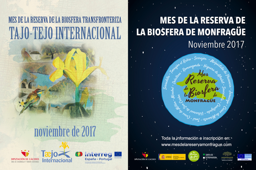 El 2 de noviembre arranca el mes dedicado a las Reservas de la Biosfera de la provincia de Cáceres: Monfragüe y Tajo Internacional