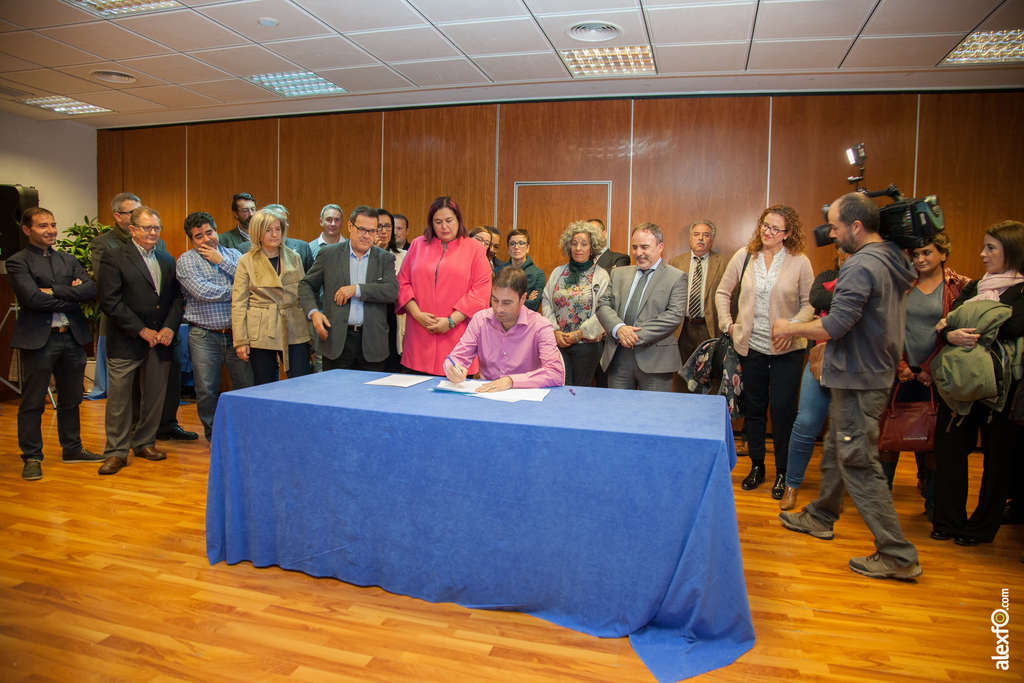 TAGUS - Tajo, Salor, Almonte firma la adhesión al Pacto por el Ferrocarril - #TrenDignoYa