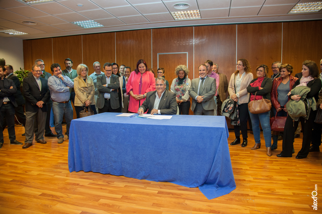 Quintín Correas, Rutas Europeas del Emperador Carlos V firma la adhesión al Pacto por el Ferrocarril - #TrenDignoYa