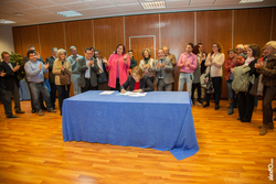 Asociación de Empresarios de La Siberia firman la adhesión al pacto por el ferrocarril en Extremadura