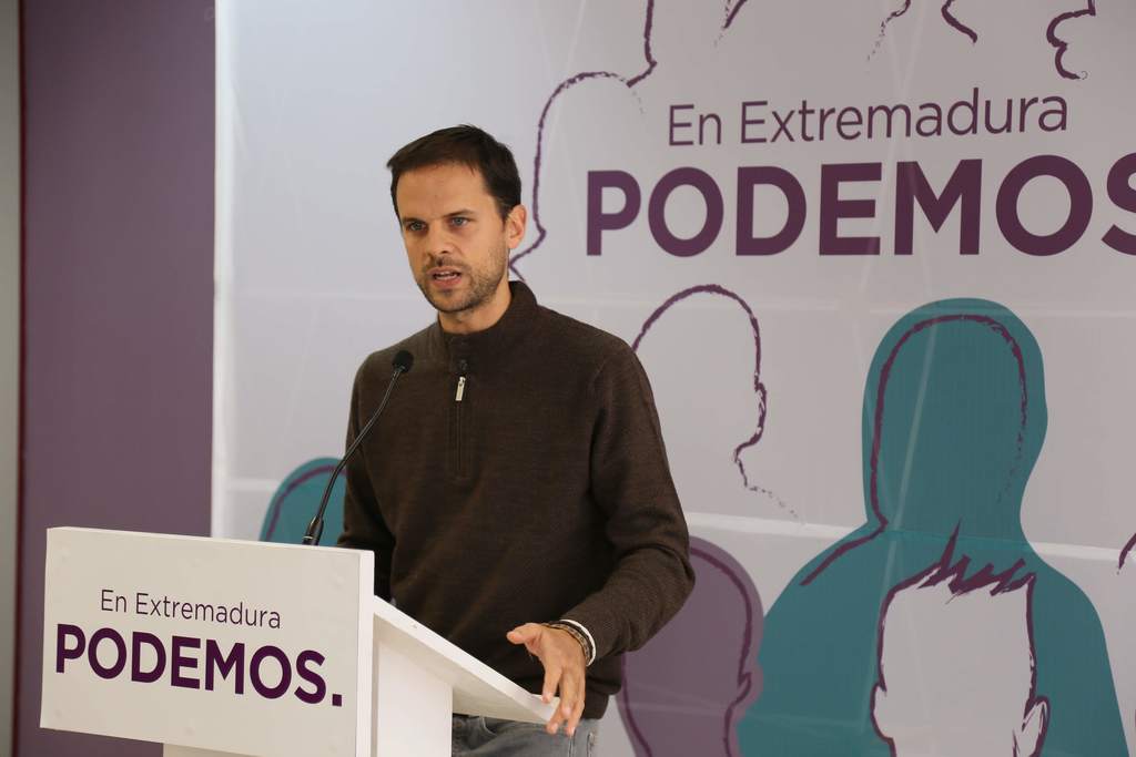 Podemos Extremadura no presentará enmienda a la totalidad a los Presupuestos regionales