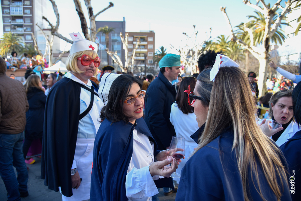 Concentración Disfraces Populares - Ambiente Carnaval Badajoz 2018 2