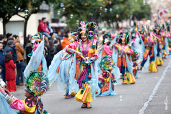Comparsa la bullanguera desfile de comparsas carnaval de badajoz 2018 16 dam preview