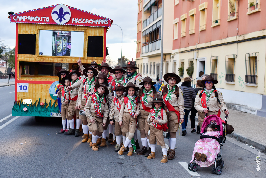 Artefactos y Grupos Menores - Desfile de Comparsas del Carnaval Badajoz 2018