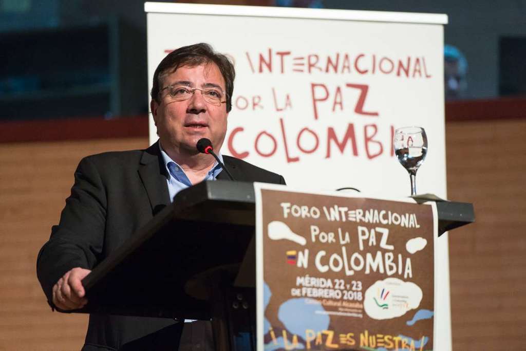 Vara inaugura en Mérida el Foro Internacional por la Paz en Colombia