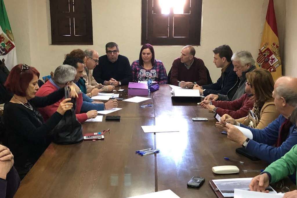 Begoña García visita La Vera para analizar con sus alcaldes las consecuencias del temporal