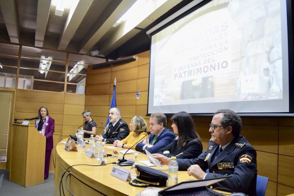 La secretaria general de Cultura destaca el papel de los cuerpos y fuerzas de seguridad del Estado en la defensa del patrimonio