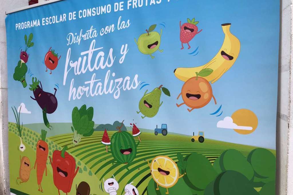 Más de 62.800 alumnos de 380 colegios participan durante el curso escolar 2017/2018 en el programa de consumo de frutas y hortalizas