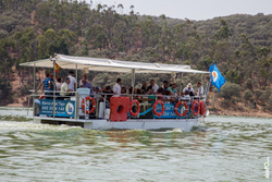 Inauguración del Barco del Tajo en Parque Nacional de Monfragüe   Cruceros por el Río Tajo en Monfraüe 448