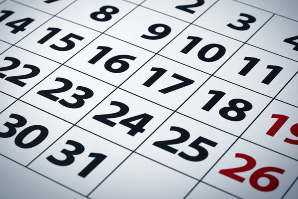 Aprobación del calendario festivo para 2019