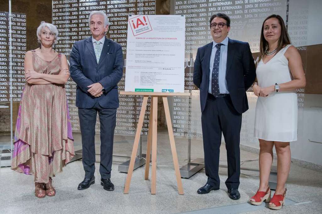 La Junta presenta los actos de la Semana de la Arquitectura en Extremadura