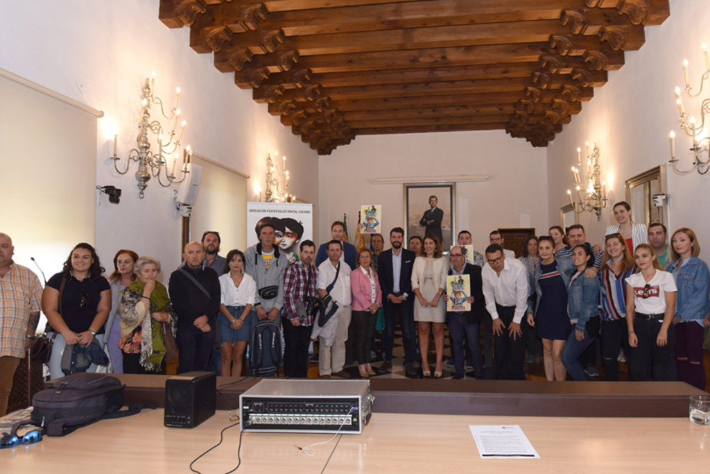 La Diputación de Cáceres abre sus puertas para la celebración de un acto previo al Día Mundial de la Salud Mental