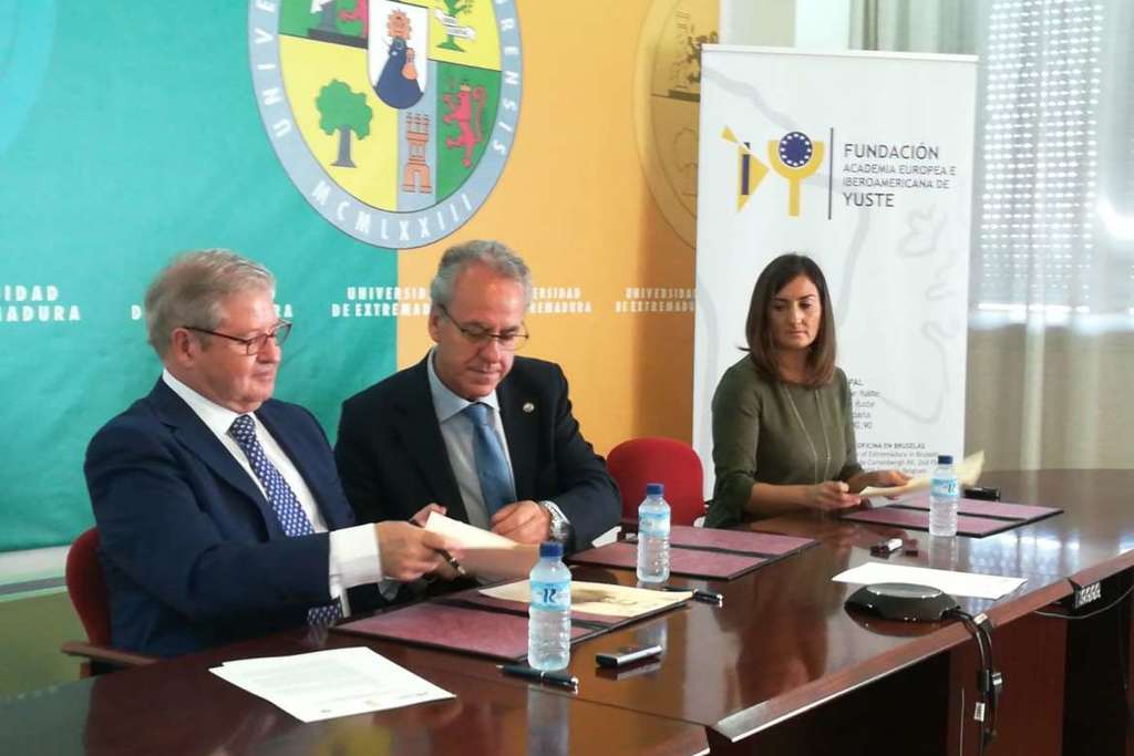 La Fundación Yuste, la Fundación Muñoz-Torrero y la UEx firman un acuerdo de colaboración para la puesta en valor de la figura de Muñoz-Torrero y los valores constitucionales