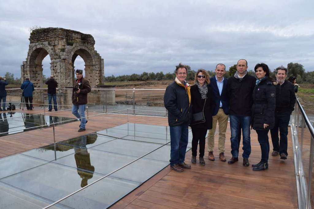 Cultura y Desarrollo Rural recuperan el anfiteatro y mejoran la visita a las termas de la Ciudad Romana de Cáparra