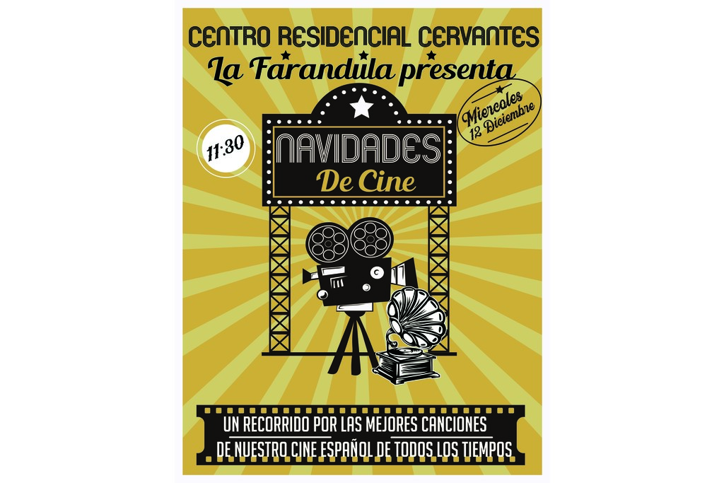 La Residencia Cervantes celebra el Día del Centro con el espectáculo ‘Navidades de cine’