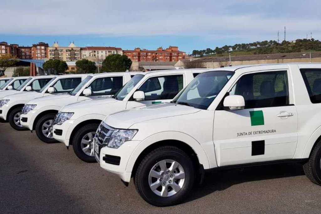 El INFOEX dispone de nueve nuevos vehículos todoterreno destinados al control de trabajos de prevención de incendios forestales