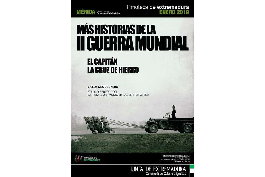 La Filmoteca de Extremadura comienza el año con historias de la II Guerra Mundial, cine británico y homenaje a Bertolucci