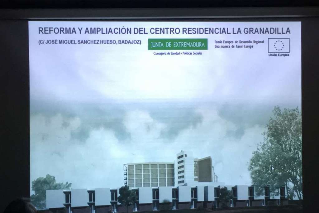 La Junta invertirá 7,5 millones en la ampliación y reforma integral de la residencia de mayores La Granadilla