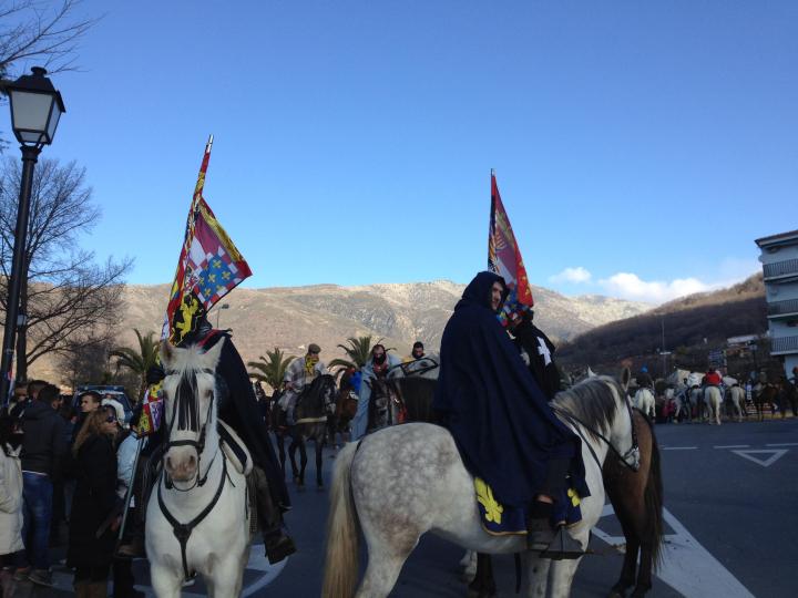 Caballeros de la Ruta de Carlos V en caballo.Extremadura, España,casasruralesenlavera.com,Puravera
