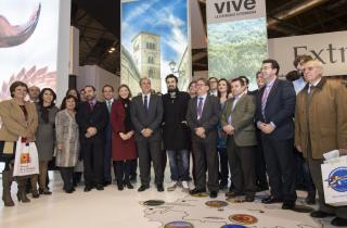 El presidente del Gobierno de Extremadura, José Antonio Monago, presenta en FITUR la ‘Ruta de los Descubridores’. También asiste
