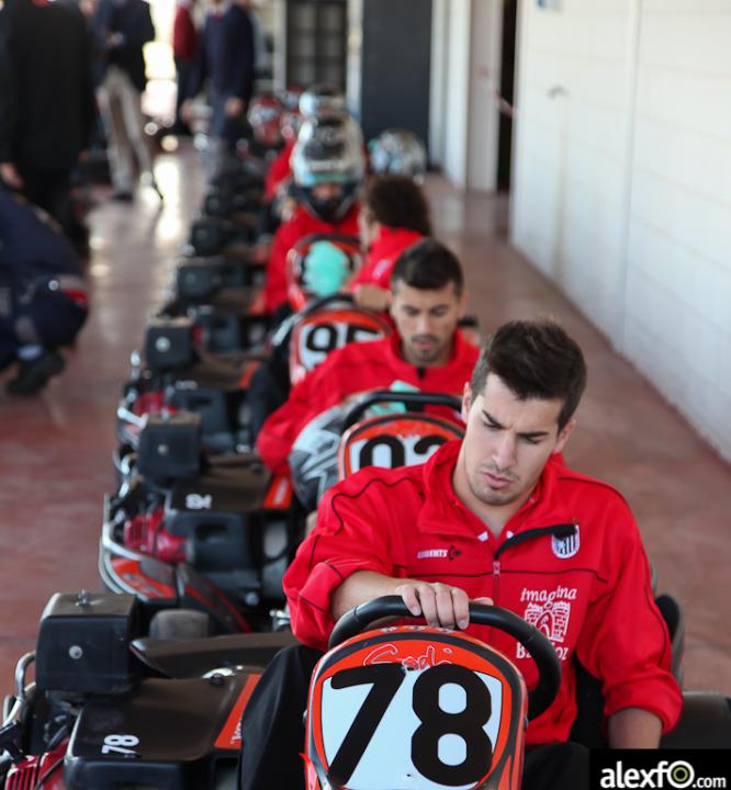 El CB.Badajoz se preparan para la carrera en Karting,Talavera.