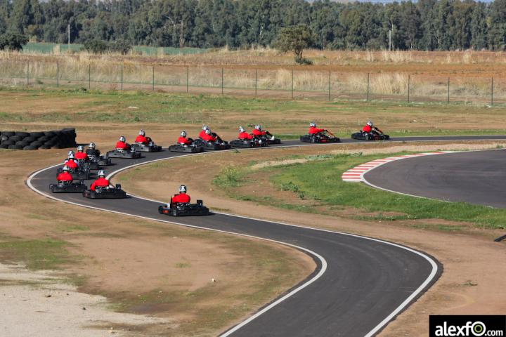 Carreras en el Karting de Talavera.