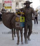 Escultura homenaje a los agricultores de Villanueva de la Serena
