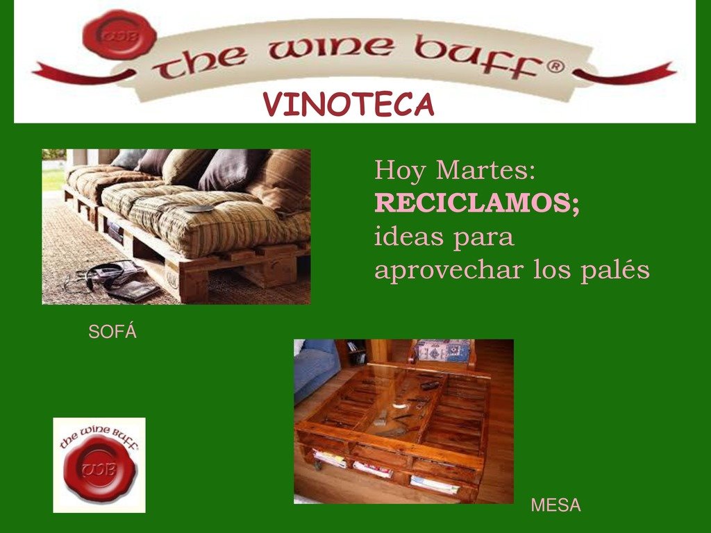 Web fotos del muro de the wine buff reciclaje pales 1 page 0 1