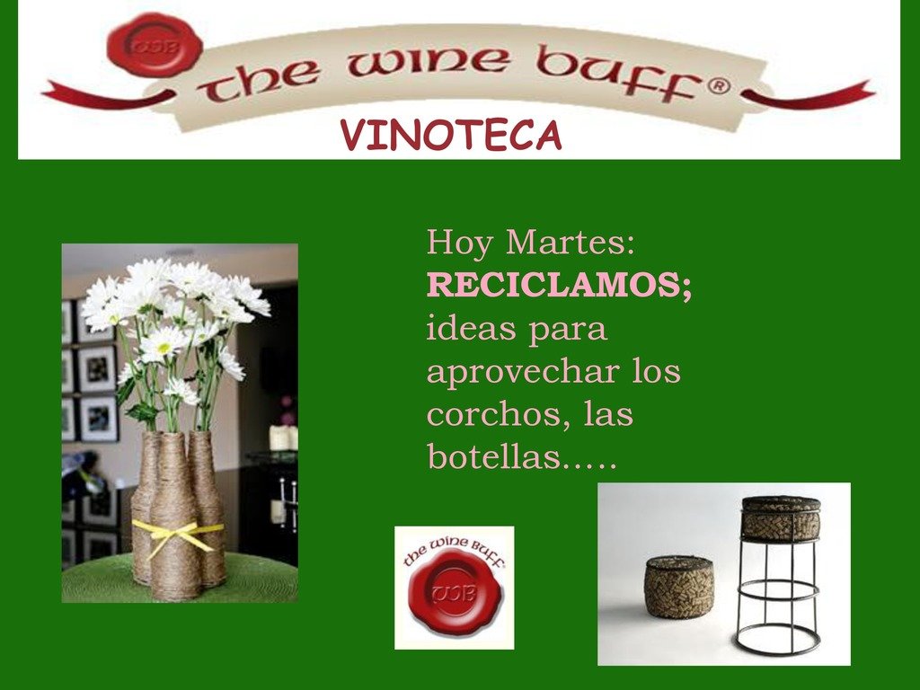 Web fotos del muro de the wine buff reciclaje 1 page 0 1