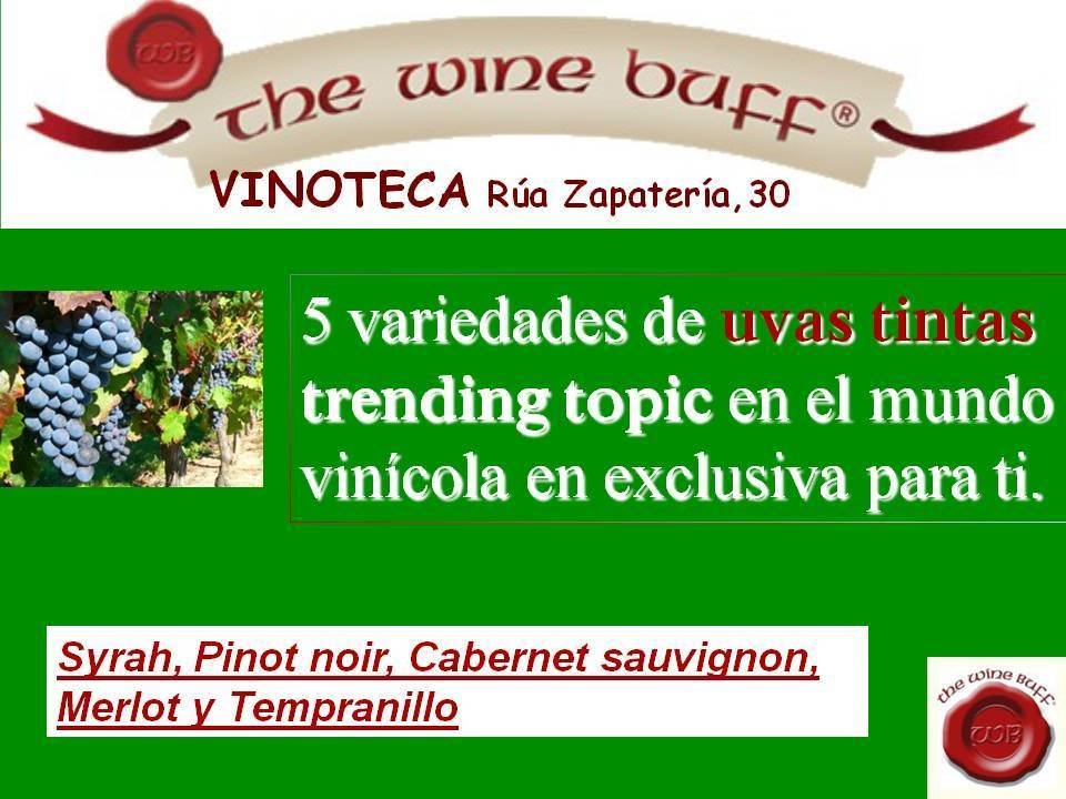 Web fotos del muro de the wine buff y trendic topic tintos