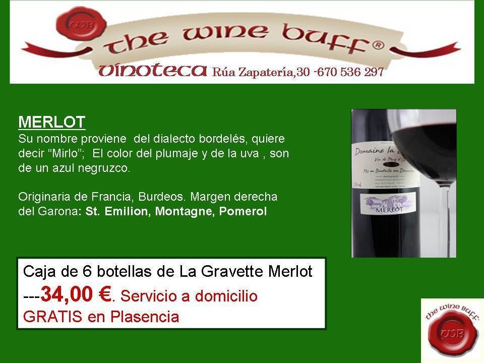 Web fotos del muro de the wine buff merlot gravette