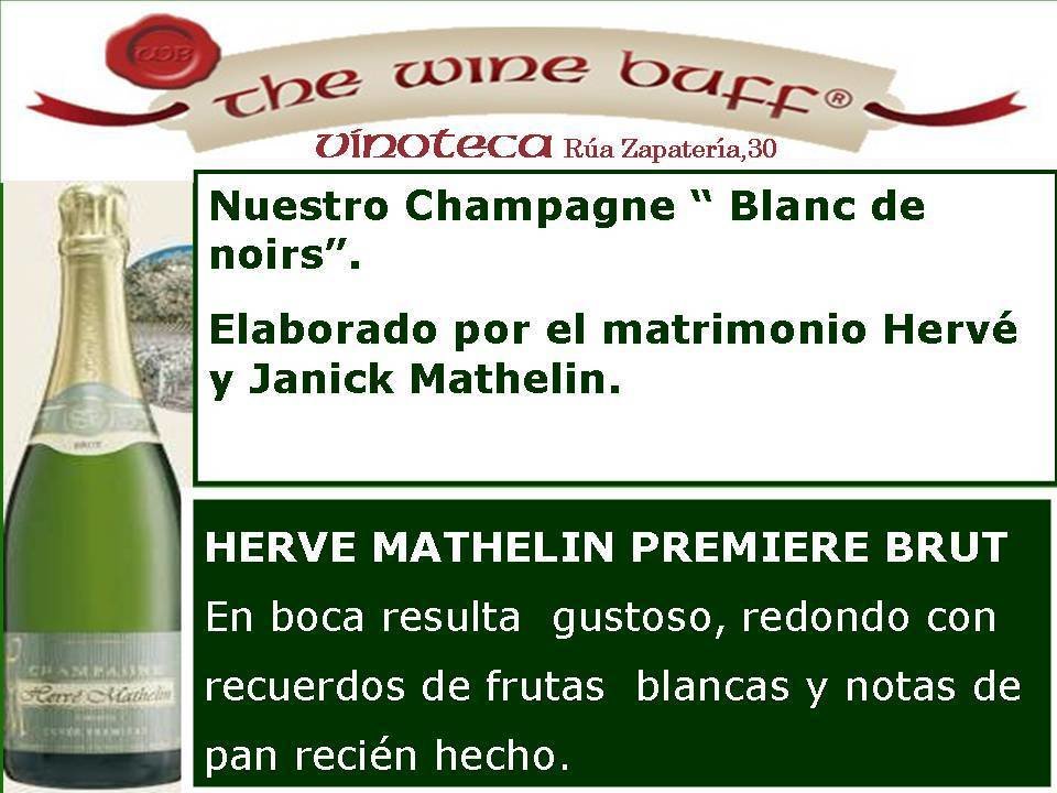 Web fotos del muro de the wine buff champan blanc de noirs