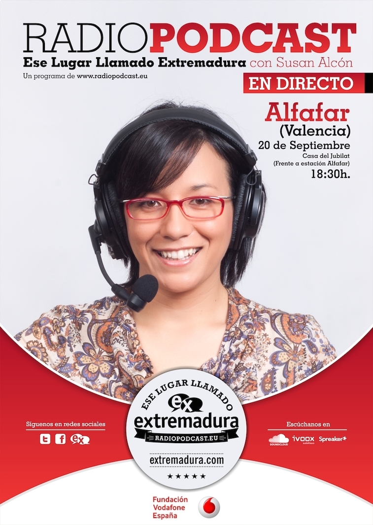 Radio Podcast Ese lugar llamado Extremadura en Directo - Alfafar (Valencia)