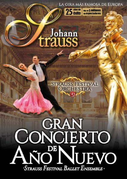 Gran Concierto de año Nuevo , Johann Strauss en Cáceres
