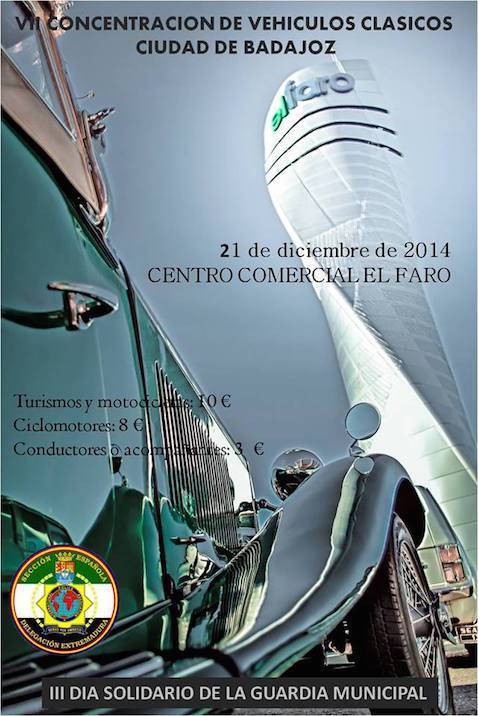 VII Concentración de Vehículos Clásicos Ciudad de Badajoz