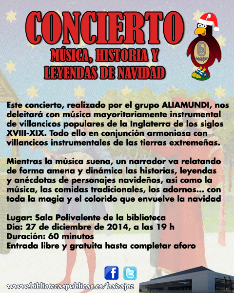 Música, historias y leyendas de Navidad -  Badajoz